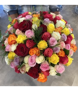 Bouquet de roses XL